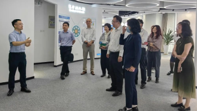 上海市僑聯(lián)黨組成員、副主席兼秘書長(zhǎng)陶勇一行蒞臨健培科技考察調(diào)研